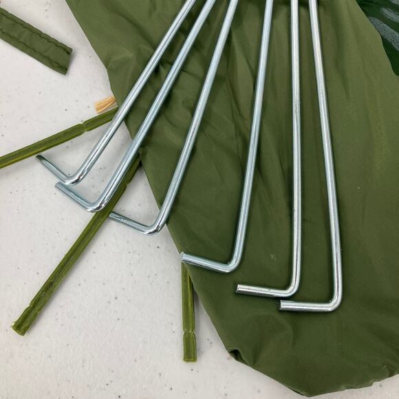 Teton Sports Set Of 6 L Shape Vista 2 Person Quick Tent Metal Replacement Stakes - Picture 3 of 3